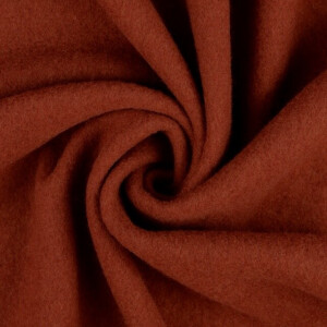 Wool fleece solid brick