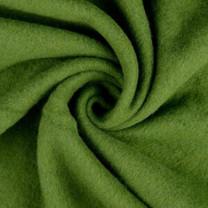 Wool fleece solid green