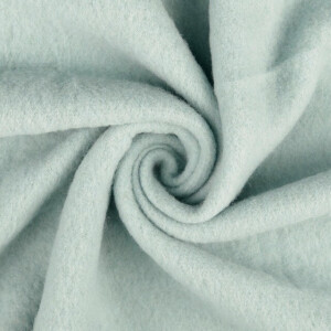 Wool fleece solid pale green