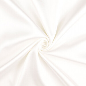 satin fabric bonded and washed white