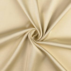 satin fabric bonded and washed offwhite