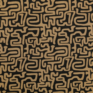viscose poplin abstract brown/black