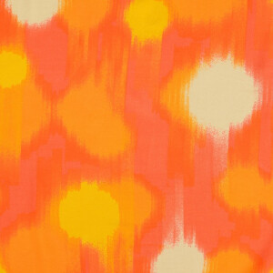 viscose poplin batik orange