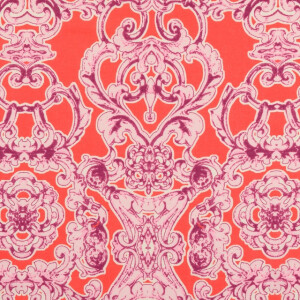cotton voile baroque green