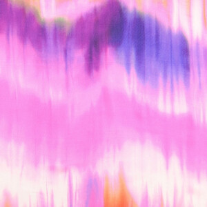 viscose satin digital print tie-dye pink/orange