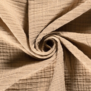 muslin 4 layer recycled solid beige