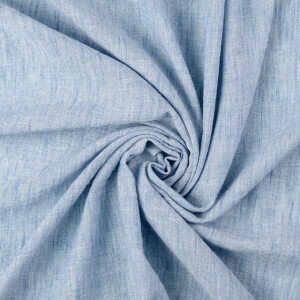 Linen look fabric solid indigo
