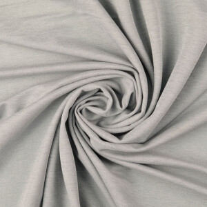 Heavy knit melange yarn dyed solid grey