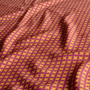 viscose poplin abstract fuchsia