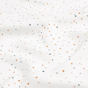 viscose poplin abstract white