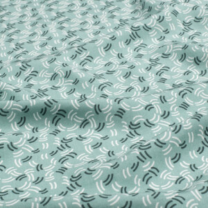 viscose poplin abstract petrol