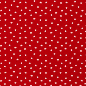 cotton jersey stars red