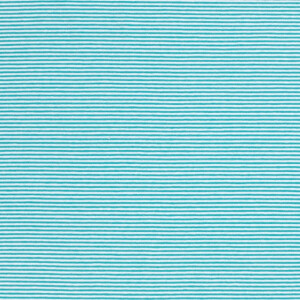 cotton jersey striped 2mm turquoise
