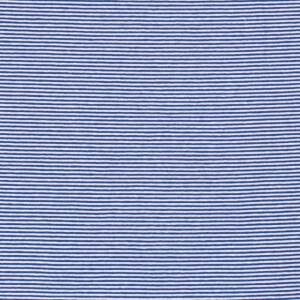 cotton jersey striped 2mm cobalt