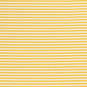 cotton jersey striped 5mm yellow