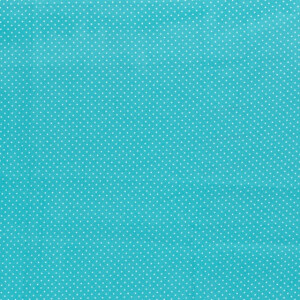 Cotton Poplin Printed Dots Turquoise