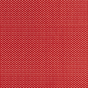 Cotton Poplin Printed Stars Red