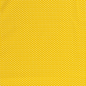 Cotton Poplin Printed Stars Yellow