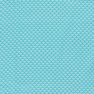 Cotton Poplin Printed Abstract Turquoise