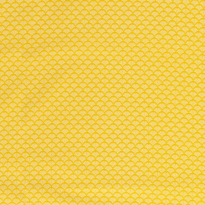 Cotton Poplin Printed Abstract Yellow