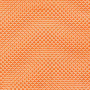Cotton Poplin Printed Abstract Orange