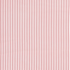 Cotton Poplin Printed Stripes White