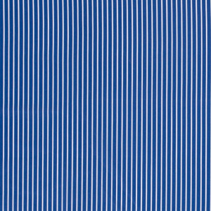 Cotton Poplin Printed Stripes Cobalt