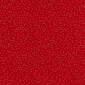 Cotton Poplin Printed Dots Red