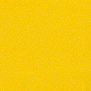 Cotton Poplin Printed Dots Yellow