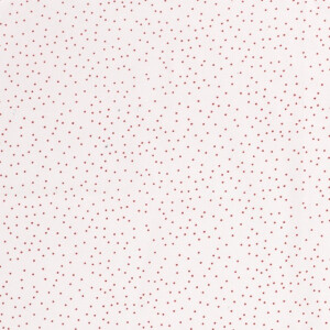 Cotton Poplin Printed Dots White