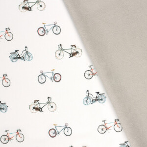Softshell digital print bicycles offwhite