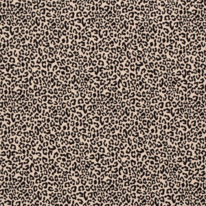 Cotton Jersey leopard print beige