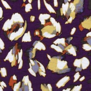 viscose nylon crepe abstract purple