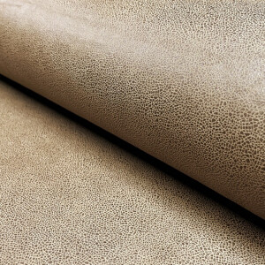 faux suede leather foiled camel