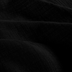 Cotton muslin slub black