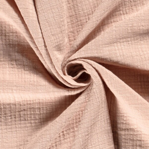 cotton muslin slub light pink