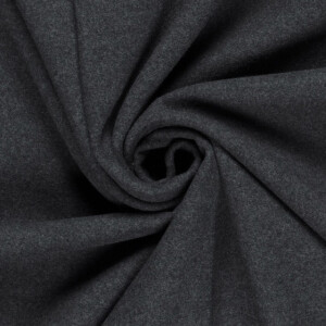mantel wool touch brushed dark grey