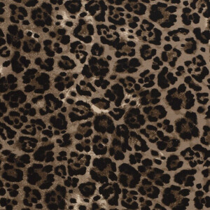 viscose jersey leopard taupe grey