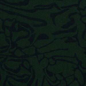 jersey fabric discharge abstract dark green