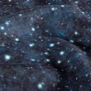 jogging fabric stars black