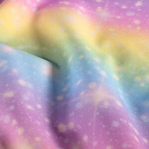 Softshell digital print rainbow pink