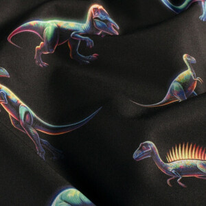 Softshell digital print dinos black
