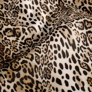Softshell digital print leopard beige