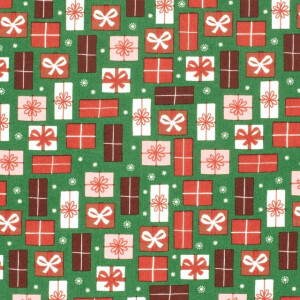 cotton christmas presents green