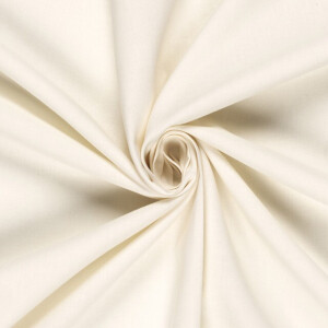 Cretonne cotton premium solid offwhite