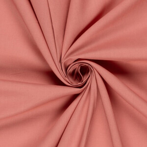 Cretonne cotton premium solid coral