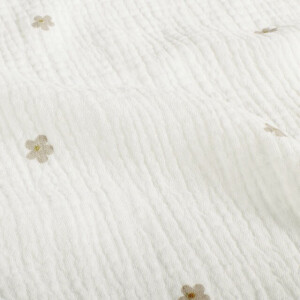 cotton muslin flowers offwhite