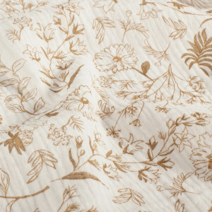 cotton muslin flowers offwhite