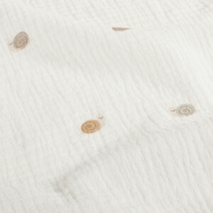 cotton muslin snails offwhite