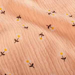 cotton muslin flowers light pink